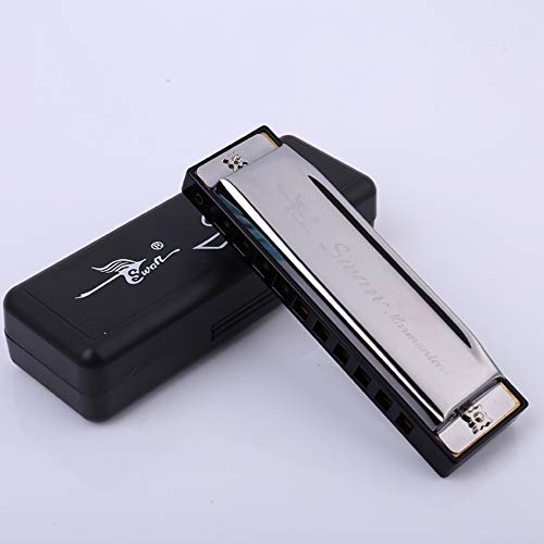 Fliyeong Harmonica diatonique Bruce 10 trous Blues C Tone Harmonica instruments de musique pour débutants pour enfants… - Les Beatles, Paul McCartney, John Lennon, RIngo Starr, George Harrison Fliyeong Harmonica diatonique Bruce 10 trous Blues C Tone Harmonica instruments de musique pour débutants pour enfants… – Image 4