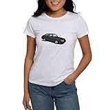 CafePress SaabSpgVector Final Smaller T Shirt Womens Classic Crew-Neck Soft T-Shirt White