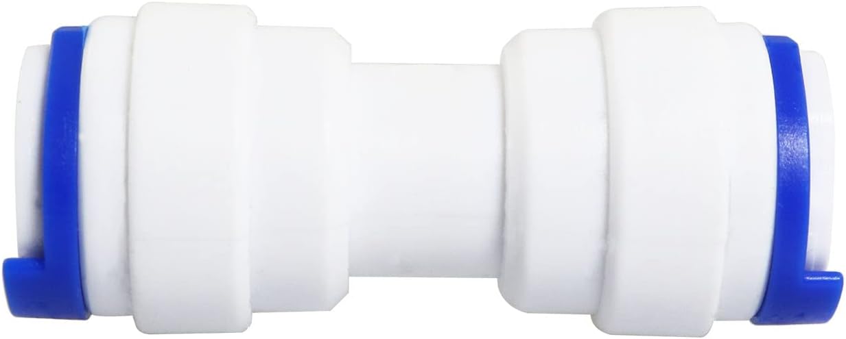 ZYAMY 2pcs Straight NPT Thread Adapter 5/16" FNPT to 5/16" Tube OD Push Fit Quick Connect Plastic RO Fittings Water Purifier Accessories, ID 8mm