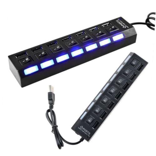 High-Speed USB Hub: Individual Switches