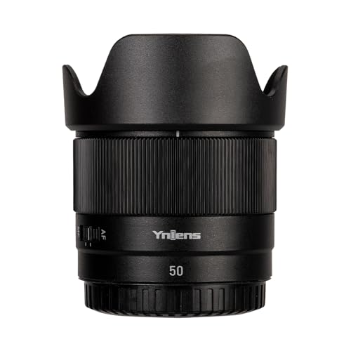 Image of YONGNUO 50mm F1.8S DA Lens for Sony E Mount, Auto Focus F1.8S Large Aperture APSC Frame Standard Prime Lens for Sony E-Mount Mirrorless Cameras (Black)