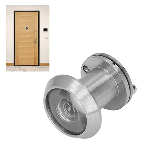 Mirilla de puerta de seguridad en latón macizo con visor giratorio y cubierta trasera para privacidad, anti robo, para hogar, oficina y hotel, cobre miniatura 5