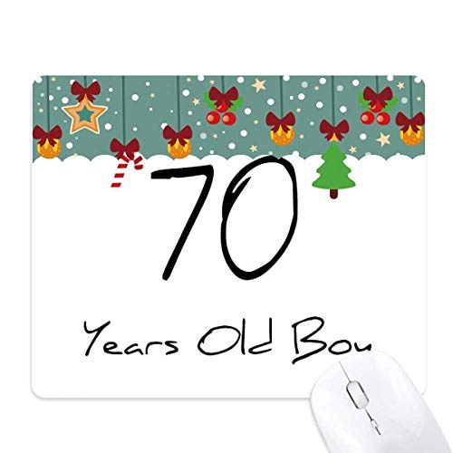 Tapis de souris 70 ans idée cadeau de Noël idéale pour le bureau