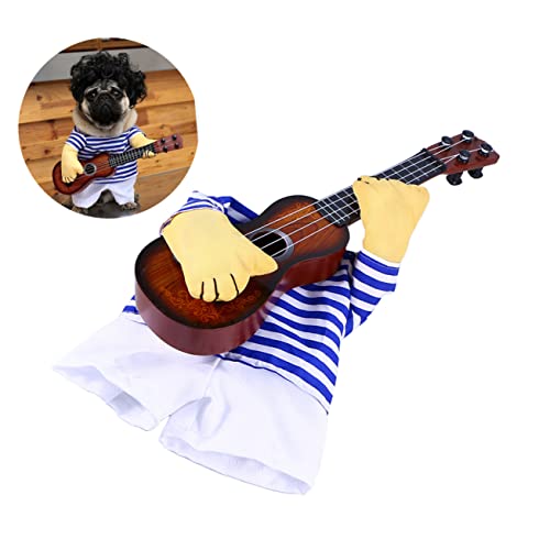 Disfraz para perro MERRYHAPY guitarra talla M miniatura 5
