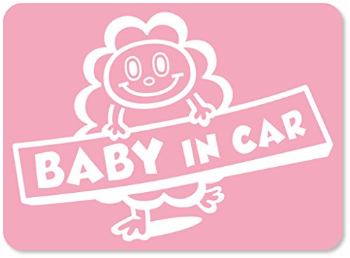 imoninn BABY in car �X�e�b�J�[ �y�}�O�l�b�g�^�C�v�z No.48 ���N���N���� �i�s���N�F�j