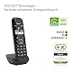 Gigaset AS690 Duo - 2 Schnurlose DECT-Telefone - kontrastreiches Display - brillante Audioqualität - einstellbare Klangprofile - Freisprechfunktion - Anrufschutz, schwarz [Deutsche Version]
