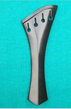 Violin Harp Tailpiece semi Hill Ebony wood 4/4, black, Full 72