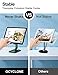 OCYCLONE Phone Stand, Adjustable Height and Angle Foldable Cell Phone Stand Holder for Desk, Taller iPhone Stand Compatible with 4.7