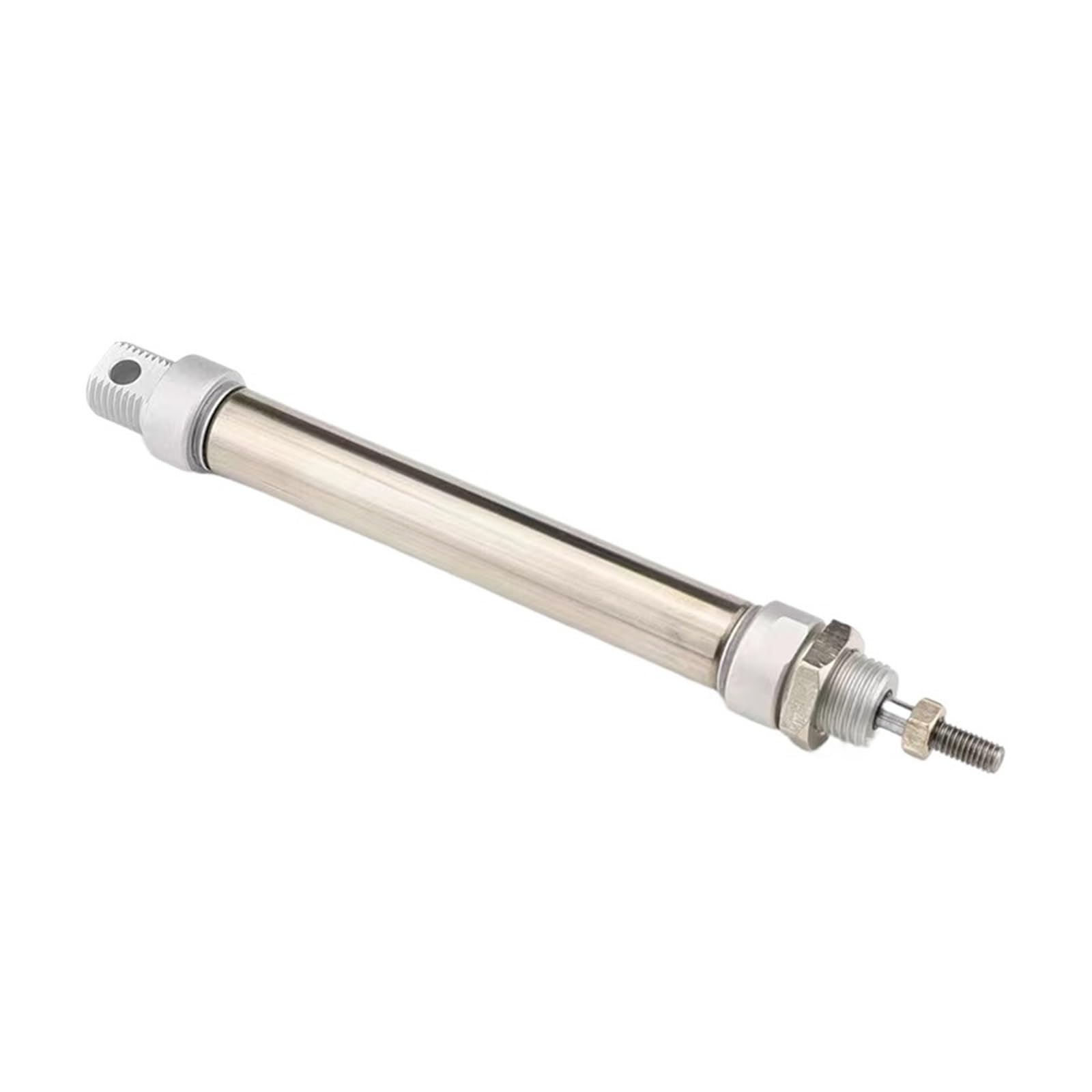 MA25 Pneumatic Air Cylinder 25mm Bore 25 to 500mm Stroke Small Stainless Steel Piston Double Acting Cylinders(MA25x50-CA-S,Only Cylinder)