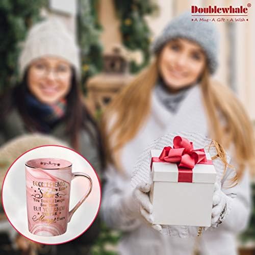 Friend Gifts for Women Birthday Gifts for Women Funny Valentines Day Gifts for Friends Female - Friendship Gifts for Women Birthday Gifts for Soul Sister BFF Besties Socks Cupcake 14oz Coffee Mug