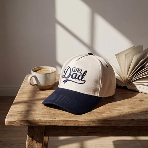 Image of Dad Hat for Men, New Dad Gifts for Husband,Fathers Day Birthday Gifts from Daughter Son Wife- Vintage Two Tone Hat for Men