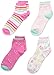Stride Rite Little Girls' Sprinkles Quarter Socks-4 Pack