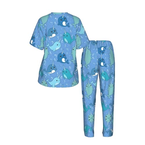 Pyjama imprimé mignon femmes pour des soirées cocooning et nuits douces