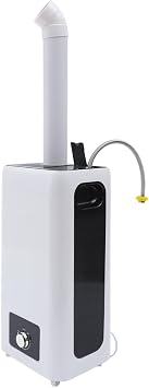Industrial Commercial Humidifiers Whole House Humidifier 2000sq.ft Large Room Humidifier 2000ml/h 23.8L/6.2Gallons Top Fill Water Tank 110V for Warehouse Commercial Home Plants 23.8L Whtie Plus