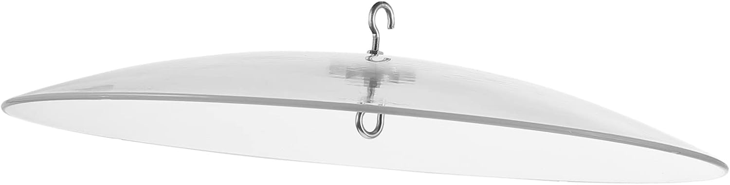 2pcs Feeder Protector Dome Rain Cover for Bird Feeders Squirrel Baffle Hanging Accessory for Outdoor Use