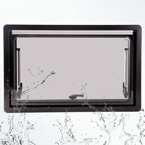 Camper Van Window with Integrated Blackout Blind & Fly Screen, 1200x500mm - Ideal for RVs, Caravans & Trailers, Perfect for Camping & Outdoor Adventures