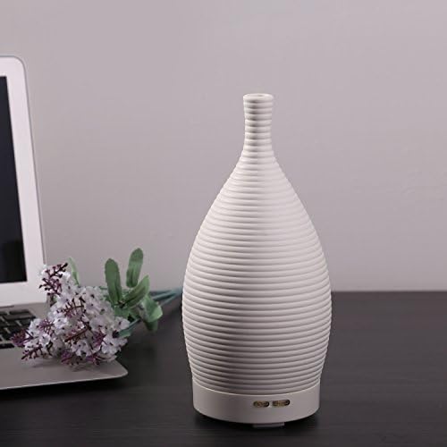 Ceramic Ultrasonic Aromatherapy Diffuser /OYAING Essential Oil Purifier Diffuser Air Humidifier(White)