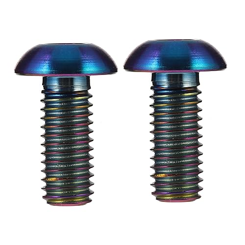 Toddmomy Vis De Vélo en Alliage De Titane M5 X 12 Mm pour Fixation Arrière De Bouteille Deau Installation Facile