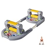 Tabla de Flexiones Multifuncional. Push Up Rack Board. Agarre para Dominadas, Entrenamiento Muscular, Ejercicios en Casa, Fitness, Yoga, CrossFit, Uso Interior y Exterior.