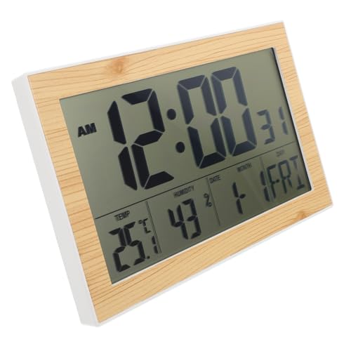 Horloge murale numérique lisible calendrier électronique pour éviter les retards - 2