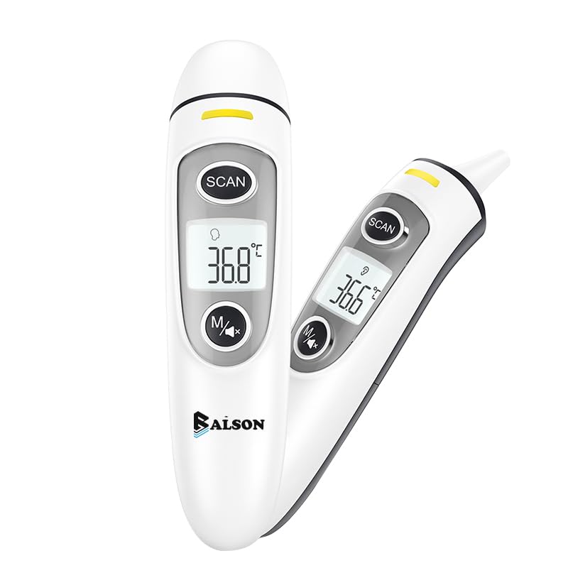 Balson IR100 Infrared Thermometer for Baby & Adults | Ear & Forehead Digital Thermometer | Non Contact Temperature Gun with LCD Display, 1-Second Reading, Memory Function 3 Month Warranty-picture-19
