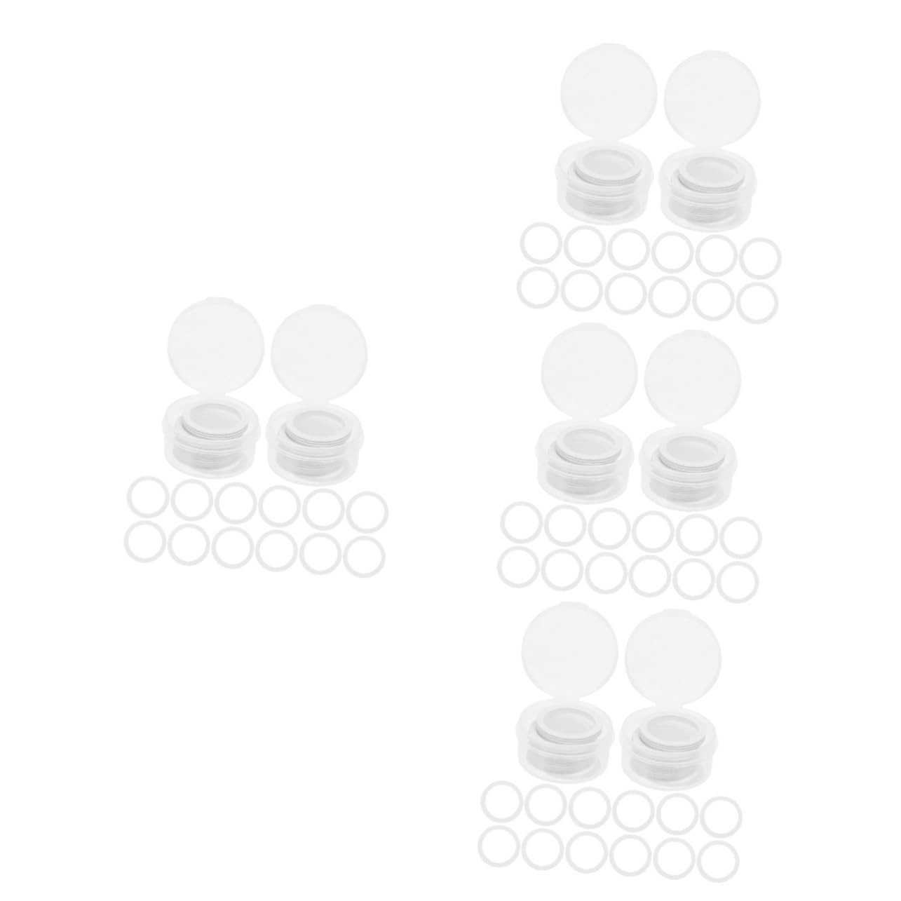 QUMIIRITY 4sets Flute Parts Diaphragms Lightweight Compact Easy Application 60pcs*4