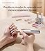 MelodySusie Pen-Shaped Portable Cordless Nail Drill, PC180E 25000RPM Rechargeable Electric File with LED Display for All Nail Care, Manicure Shaping & Acrylic Gel Removal for Nail Artists DIY at Home