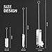 Living and Giving 3Pcs Set of Bottle Brush Flexible Cleaning Brushes Kitchen Nylon Multifunction Clean Brush Set