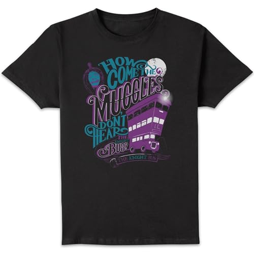 Harry Potter Knight Bus Men's T-Shirt - Black 3XL