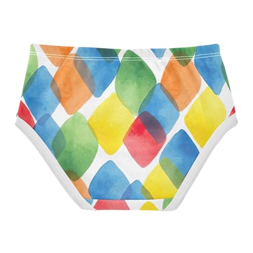 Fancy Toddler Girls Underwear 2t Cotton Girl Panties Cute Colorful Vibrant Slices Yellow Blue Briefs Kids Undies2