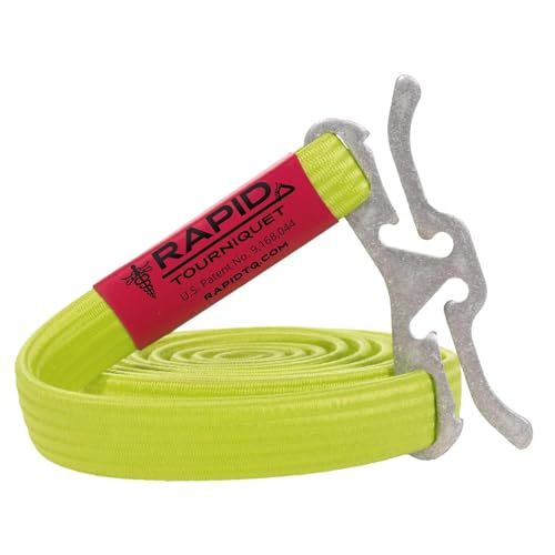 my medic - rats tourniquet system quick-apply emergency tourniquet first aid survival gear compact amp versatile hemorrhage control medical tool - hi-vis green