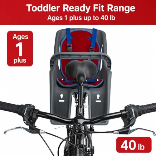 Bell Cocoon 300 Rear Mount Child Bike Seat  -  5-Point Harness, Fits 26–27 in Bikes - image 4