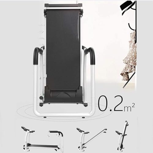 Image of Multifunction Foldable Treadmill Rehabilitation Motorized Treadmill with Handrail Seniors Home Treadmill for Home Office Physical Exercise Treadmill