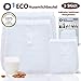 Produktbild O³ ECO Nussmilchbeutel // 3 Stück für vegane Nussmilch  Mandelmilch // Feinmaschiges Passiertuch in verschiedenen Größen + Rezeptideen // Nut Milk Bag