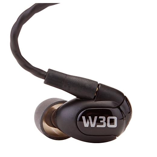 Westone W30 Triple-Driver True-Fit Earphones with MMCX Audio Cable and 3 Button MFi Cable with Microphone