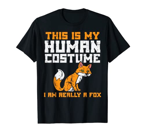 Human-Kostüm „I'm a Fox“, lustiges Halloween-Tier, für Herren, Damen, Kinder T-Shirt