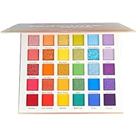 30 Colores Paleta de Sombras de Ojos Metálicas,Profesionales