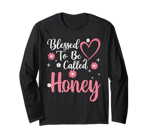 Blessed To Be Called Honey Flower Heart Cute Mother's Day ����T�V���c