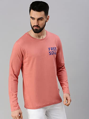 Image of Veirdo Pure Cotton Full Sleeves Round Neck Cool & Stylish Graphic Printed T-Shirt for Men & Boys