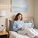 cnsmak Triangular Wedge Headboard Pillows Twin Dorm Headboard Pillow Long Backrest Positioning Support for Sleeping Back Pillow for Bed Sitting Up Wedge Pillow Reading Bed Lumbar Pillow