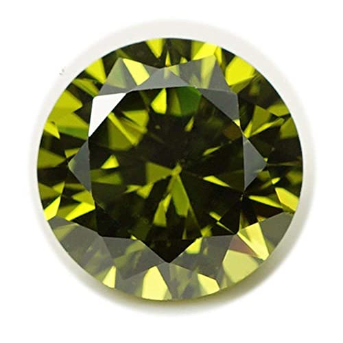 Zircon vert 8,25 Ratti naturel taille diamant éclat d'exception