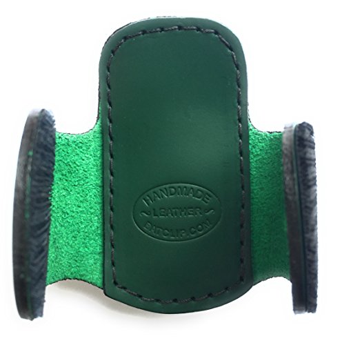 The Original Batclip (Green) – Premium Leather Handmade Clip-On Stethoscope Hip Holder; No More Neck Carrying, Loss, Or Misplacement. Proudly Carry Your High-End Stethoscope With Taste And Style. #TOP4