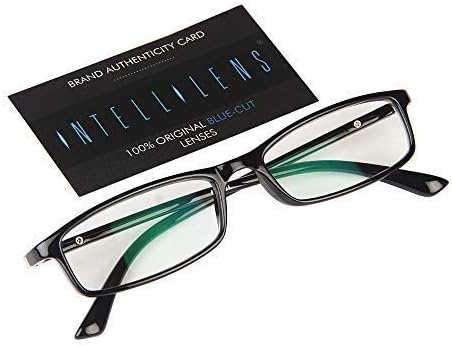 Intellilens Nvision Unisex Power Reading Blue Cut Anti Reflection Full Frame Spectacles Glasses For Mobile Laptop Tablet Computer (52-18-135)