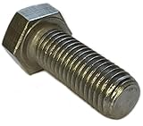 Type 18-8 Stainless Steel Hex Head Bolts - Size 3/4-10 x 2 (Pack of 10pcs) Marine Bolt Supply