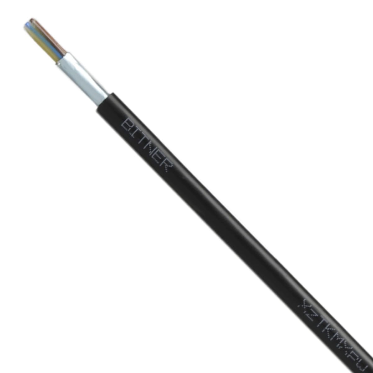 6 x 2 x 0,8 mm cavo di terra con gel idrofobo, cavo di controllo impermeabile, cavo di controllo per elettrovalvola/centralina, cavo telefonico (100 m), colore nero