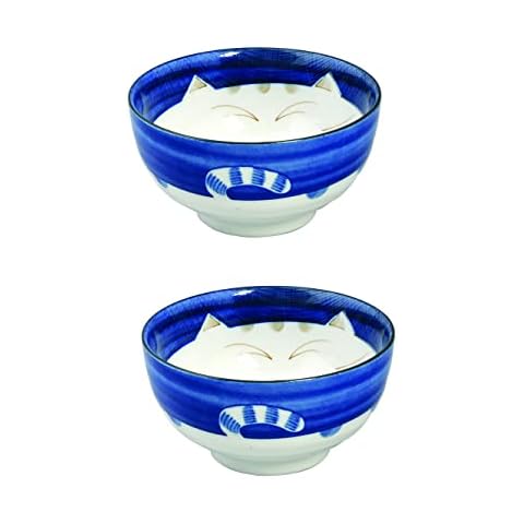 JapanBargain Maneki Neko Rice Bowl Cover