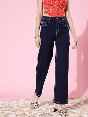 Image of Dolce Crudo High Rise Wide Leg Jeans for Women