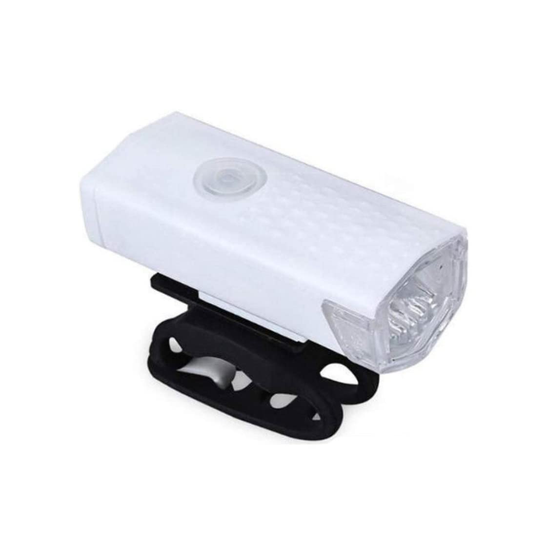 Waterproof Lamp, Bike Headlight 300 Lumens USB Rechargeable Bike Headlight with 3 Modes Front Light White