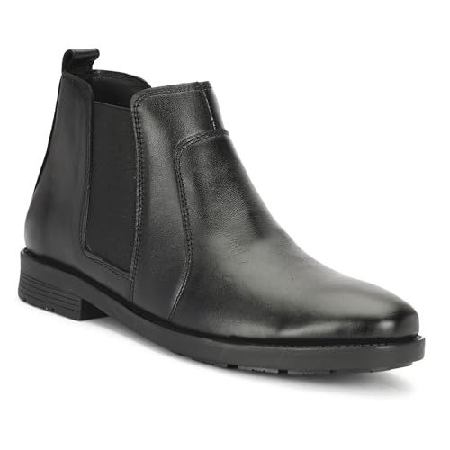 Image of NARKI Leather Chelsea Boots for Men|Soft Cushioned Insole, Slip-Resistance for Men 7003