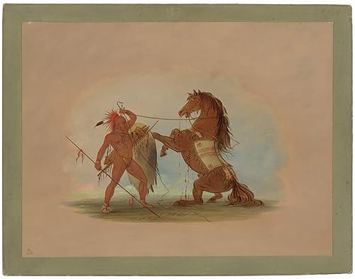 Toile George Catlin pour habiller un grand mur de salon